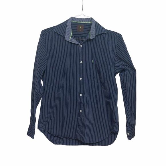 tailorbyrd Mens Casual Button Down Shirt Striped - Picture 3 of 9